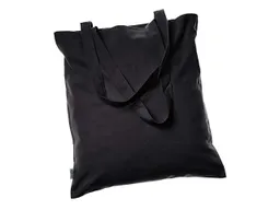 Memo memo Bio-Baumwoll-Tragetasche, mit Fairtrade-Siegel,schwarz,38x42cm, langen Henkel – Produktbild 1 von 1