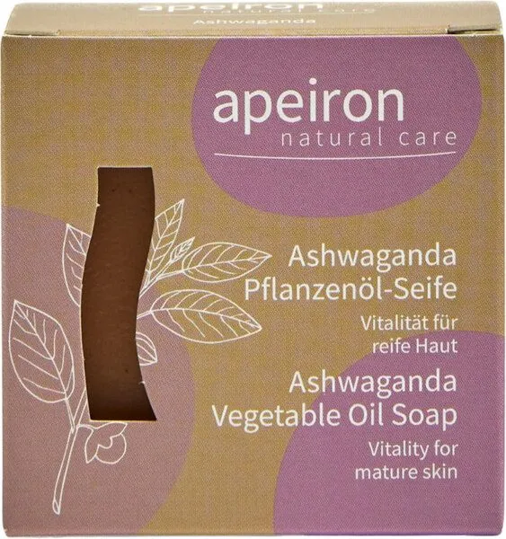 Apeiron - Auromere Apeiron - Auromere Ashwaganda Pflanzenöl Seife 100 gr – Produktbild 1 von 1