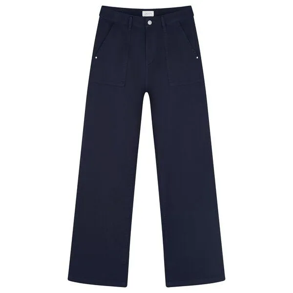 DAWN DAWN Jeans DEW Flared Soft Denim, Blue, – Produktbild 2 von 2