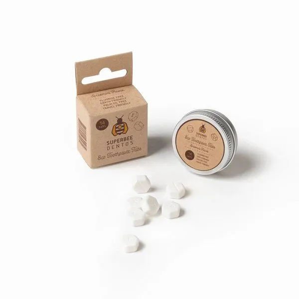 SuperBee SuperBee Dentos Zahnputztabs - Plastikfreie Mundhygiene | 14 - 500 Stück – Produktbild 4 von 6