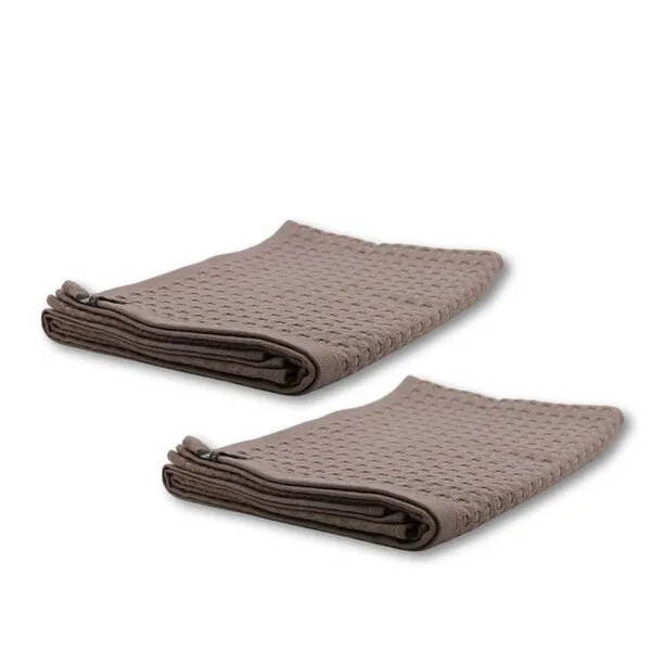 AGA.PIE AGA.PIE Handtuch-Set, Lyocell aus Bambuscellulose mit Bio-Baumwolle - 2 Stk., Beige, – Produktbild 4 von 4