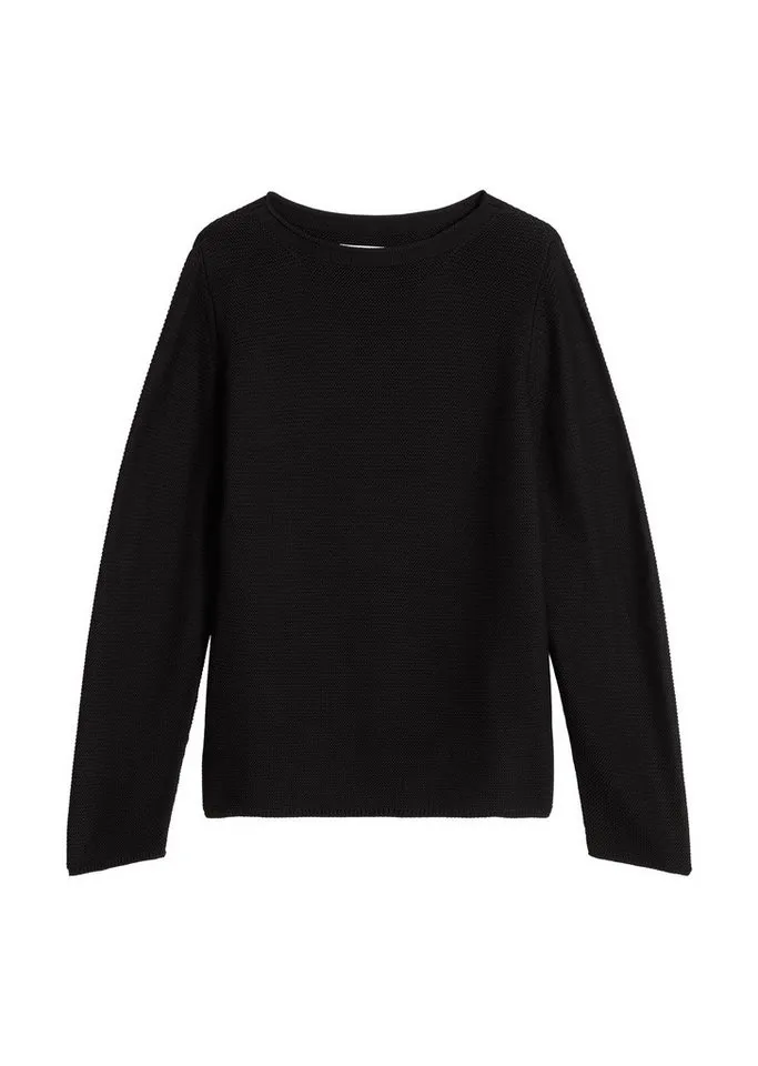 Marc O'Polo Marc O'Polo Strickpullover regular aus Organic Cotton, Schwarz, – Produktbild 5 von 5