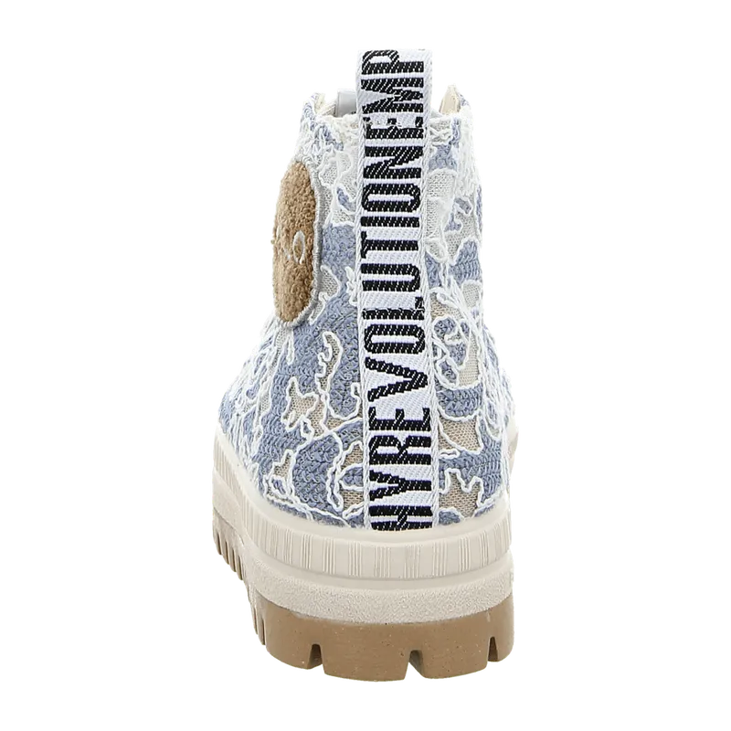 Duuo Duuo Damen Plateau Sneaker für Damen, Blau, – Produktbild 4 von 7