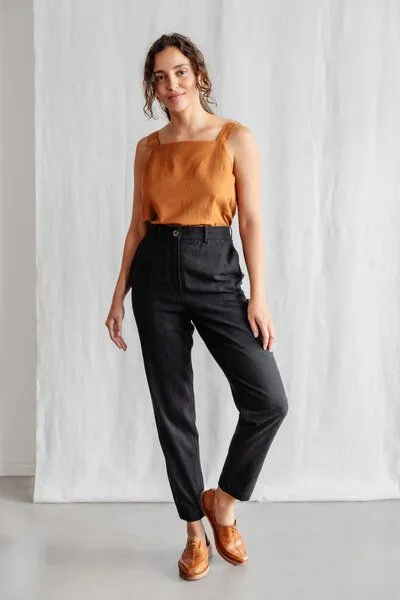 Jyoti - Fair Works Jyoti - Fair Works Bio-Baumwoll Hose Suhrut Schwarz – Produktbild 4 von 4