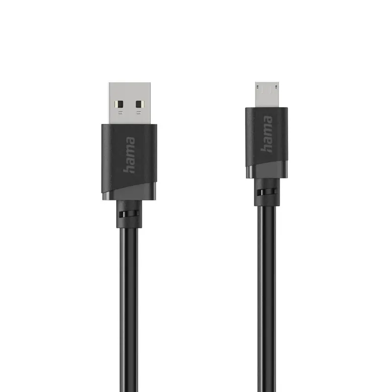 Hama Hama Ladekabel, USB-A - Micro-USB, 3 m, Schwarz, – Produktbild 3 von 3