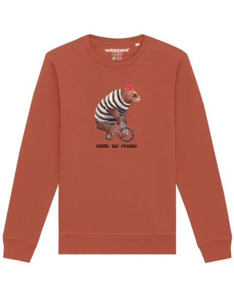 watapparel watapparel Sweatshirt Unisex Tour de Franz, Heritage brown, – Produktbild 1 von 3