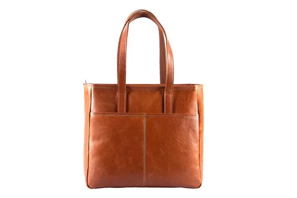 Alpenleder Alpenleder Schultertasche ARCO, Cognac, – Produktbild 1 von 4