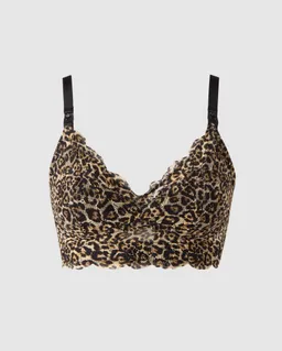 Understatement Understatement Damen vegan Spitze Still-Balette Leopard – Produktbild 1 von 1