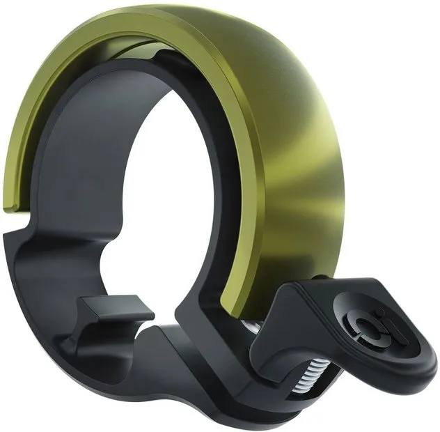 Knog Knog Oi Classic Large Fahrradklingel - 23,8 bis 31,8mm, Schwarz,grün, – Produktbild 2 von 3
