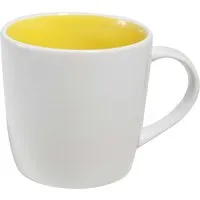 Keramiktasse "ENNIA" weiß/gelb – Produktbild 1 von 1