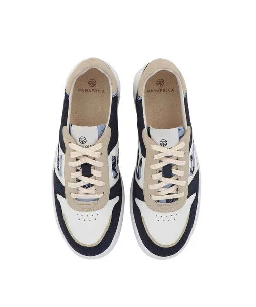 PANAFRICA PANAFRICA Kasai - Unisex Recycling Sneaker, Ocean (weiß), – Produktbild 3 von 4