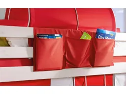 3er Tasche zum Einhängen für Hochbett "Infanskids" rot – Produktbild 1 von 1