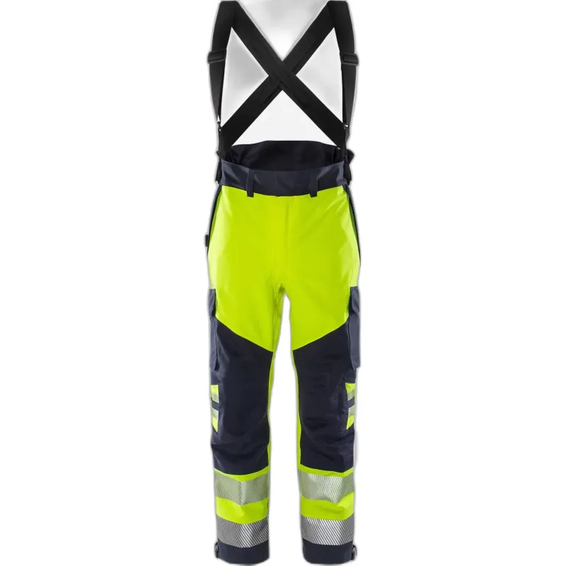 Fristads Warnschutz-Latzhose Klasse 2 Fristads Airtech 2525 ATHR, Jaune, – Produktbild 1 von 2