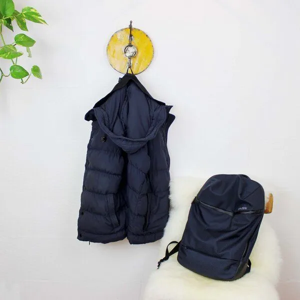 Mitienda Shop Mitienda Shop Garderobe aus Ölfässern, Gelb, – Produktbild 2 von 2