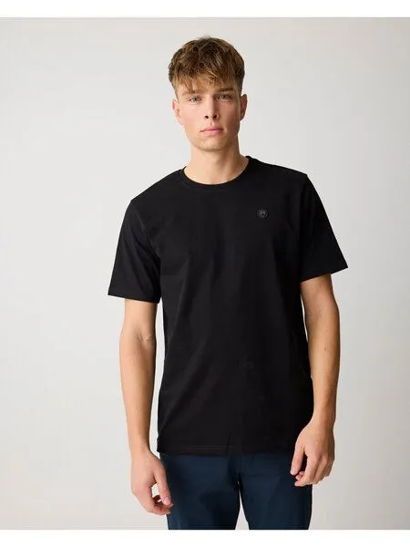 KnowledgeCotton Apparel KnowledgeCotton Apparel T-Shirt LOKE, Black jet, – Produktbild 4 von 4