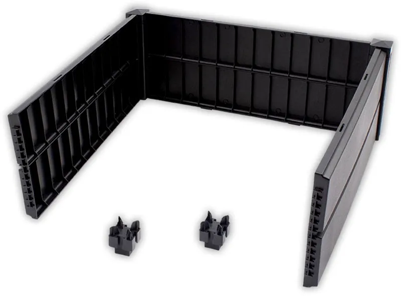 KHW KHW Hochbeet Demeter Erweiterungsset, BxTxH: 82x82x31 cm, Grau, – Produktbild 4 von 5