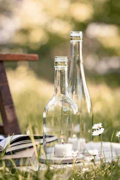 MaBe MaBe Windlicht klein - passt immer und überall - Natürlichkeit pur, Transparent, – Produktbild 2 von 4