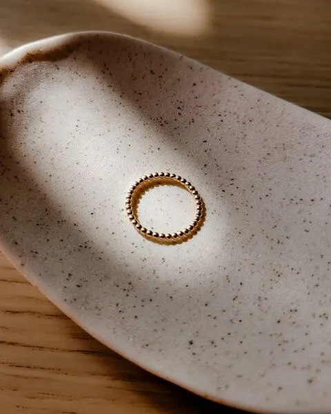 lille mus lille mus Ring 'Kugeln' 925, Gold, – Produktbild 2 von 4
