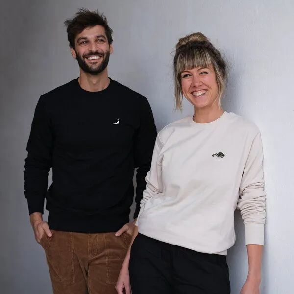 LIGARTI Bestickter Pullover – Claude – LIGARTI Tiermanufaktur, Schwarz, – Produktbild 3 von 3