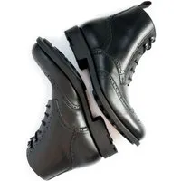 Will s Vegan Store Will's Vegan Store Herren vegan Brogue Stiefel Goodyear Welt Schwarz – Produktbild 1 von 1
