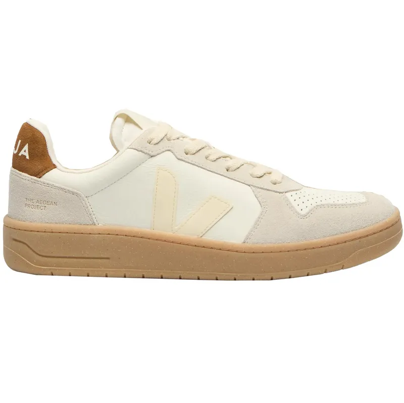 Veja Veja V-82 Leather, Pure / calcaire / cognac, – Produktbild 1 von 2