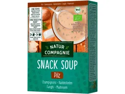 Natur Compagnie Natur Compagnie Bio-Pilzcremesuppe 'Snack Soup' Pilz, 3 x 17 g – Produktbild 1 von 1