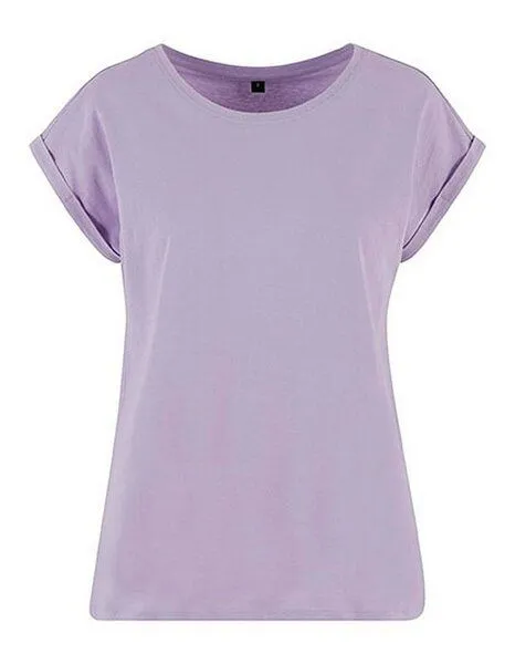 New Morning Studios New Morning Studios Ladies Extended Shoulder Tee Damen T-Shirt, Lilac, – Produktbild 1 von 3