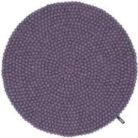 myfelt myfelt Filzkugelteppich rund, 100% Schurwolle, Frida (lila), – Produktbild 1 von 1