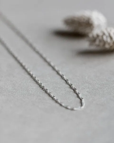 lille mus lille mus Kette 'Twist' 925 Silber, Silber, – Produktbild 1 von 4