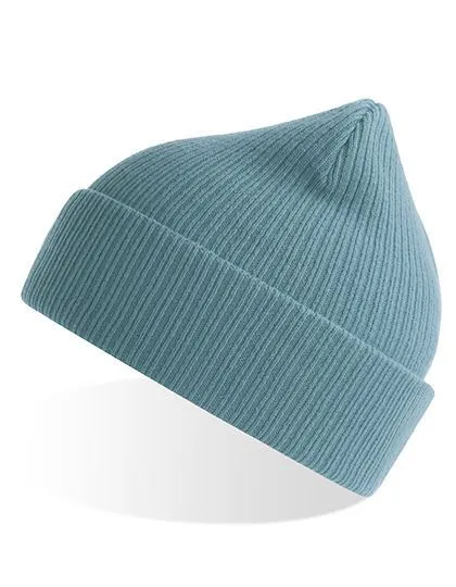 Atlantis Headwear Atlantis Headwear Nelson Beanie aus Bio Baumwolle, Light avio, – Produktbild 1 von 2
