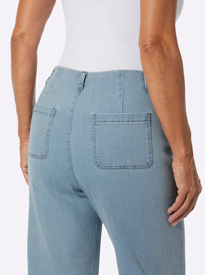 Witt 7/8-Jeans blue-bleached, Blue-bleached, – Produktbild 2 von 2