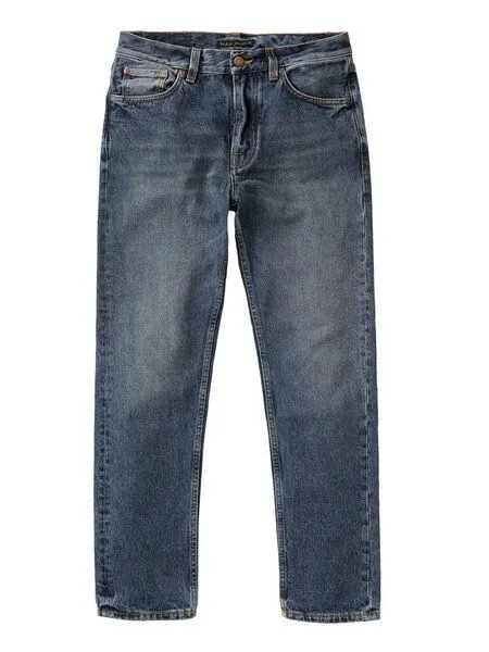 Nudie Jeans Nudie Jeans Jeans - Steady Eddie II - aus einem Bio-Baumwolle/Elastan Mix, Blue, – Produktbild 7 von 8