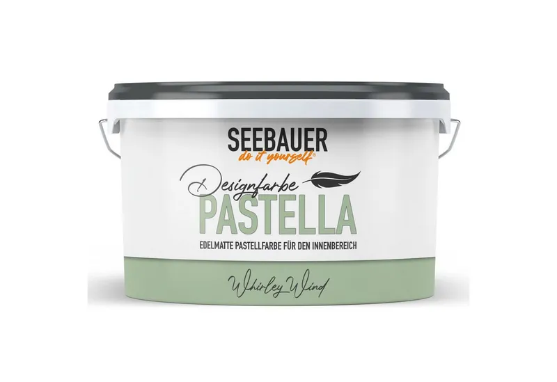 SEEBAUER diy Wandfarbe Design-Pastellfarbe PASTELLA, Edelmattes Finish, Grün, – Produktbild 1 von 1
