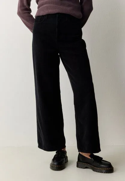 recolution Damen Cordhose aus Bio-Baumwolle - ERICA CORDUROY - recolution, Black (schwarz), – Produktbild 4 von 4