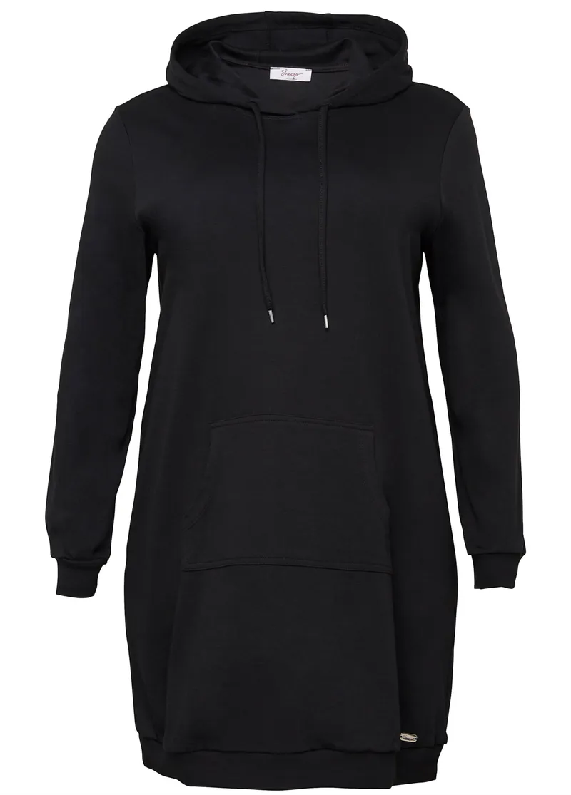 sheego Shirtkleid, Schwarz, – Produktbild 1 von 2