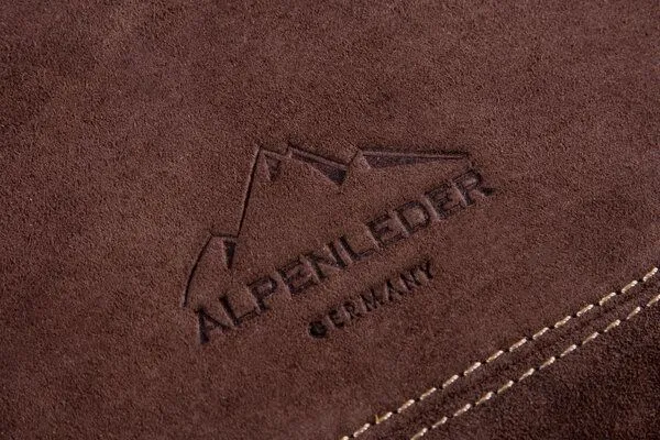 Alpenleder Alpenleder Grillschürze FUNKENFEUER, Braun / wildleder, – Produktbild 3 von 4