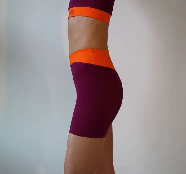 Bodyguard Bodyguard Shorts Oban aus recyceltem Polyamid, Bordeaux, – Produktbild 1 von 4