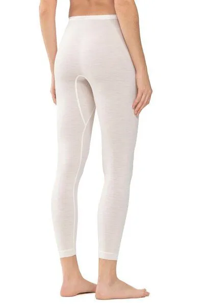 mey Mey Merino Leggings / lange Unterhose "Exquisite", Weiss, – Produktbild 2 von 2