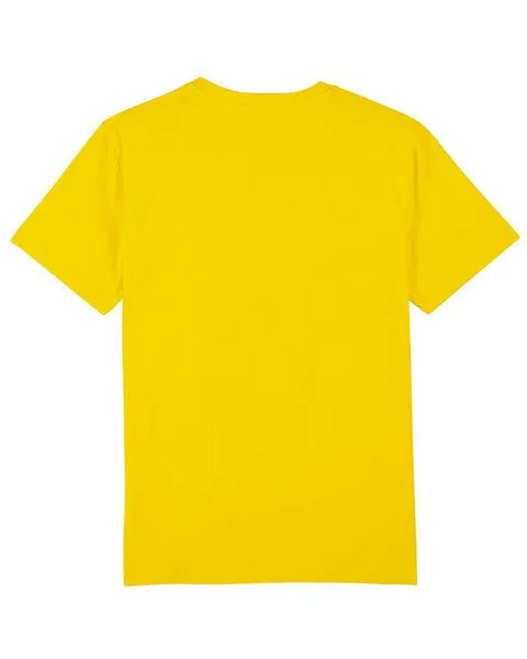 Human Family Human Family Bio Unisex T-Shirt "Create - Free Birds" in verschiedenen Farben, Goldgelb, – Produktbild 1 von 4