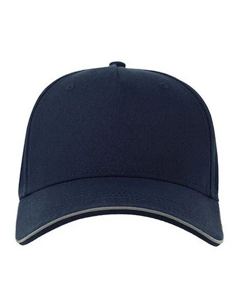 Atlantis Headwear Atlantis Headwear reflektierende Cap mit einem Metallverschluss, Navy, – Produktbild 1 von 5