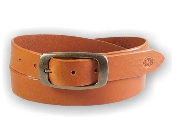 Greenbelts Greenbelts Damen Ledergürtel CAROLA, Cognac, – Produktbild 2 von 3