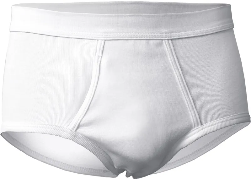 HERMKO Slip Briefs mit Eingriff,Bio-Baumwolle, breiter Weichbund, körpernah, große Größen, Grün, – Produktbild 1 von 4