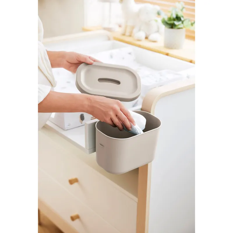 rotho babydesign rotho Wickeltisch-Organizer "KAYO" aus Recyclingkunststoff, cappuccino – Produktbild 3 von 4