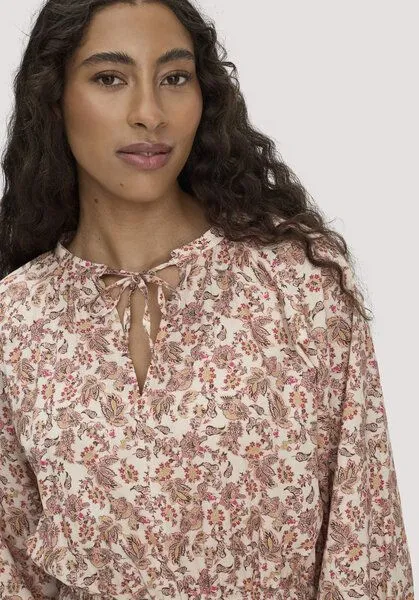 hessnatur hessnatur Gewebe Kleid mit Taillierung Maxi aus reiner Bio-Baumwolle, Cocos, – Produktbild 2 von 4