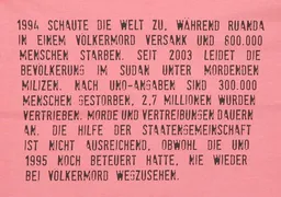 Lena Schokolade Lena Schokolade T-Shirt Kleid "Völkermord" – Produktbild 1 von 1