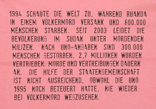Lena Schokolade Lena Schokolade T-Shirt Kleid "Völkermord", Rosa, – Produktbild 1 von 2