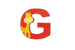 El Puente El Puente Holzbuchstabe G "Giraffe" | Fair Trade & Handmade aus Sri Lanka – Produktbild 1 von 1