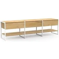 ekomia ekomia Lowboard Wega Slide, Weiß, – Produktbild 1 von 1