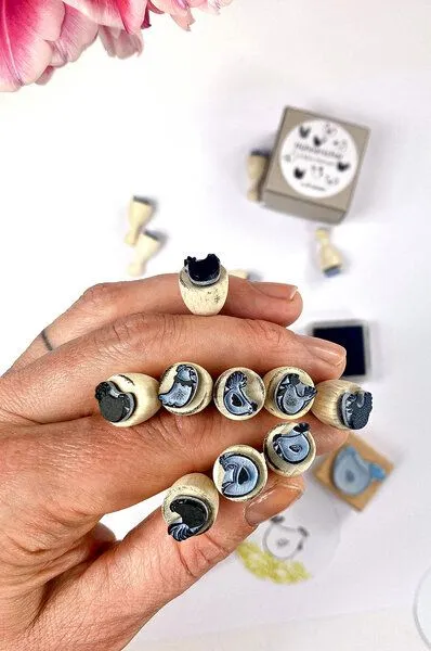 STUDIO KARAMELO STUDIO KARAMELO Mini Stempel SET Hühner – Produktbild 3 von 3