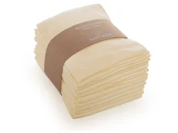 HANS NATUR Moltontücher Bio-Baumwolle 10er-Set, 80 x 80 cm natur – Produktbild 1 von 1